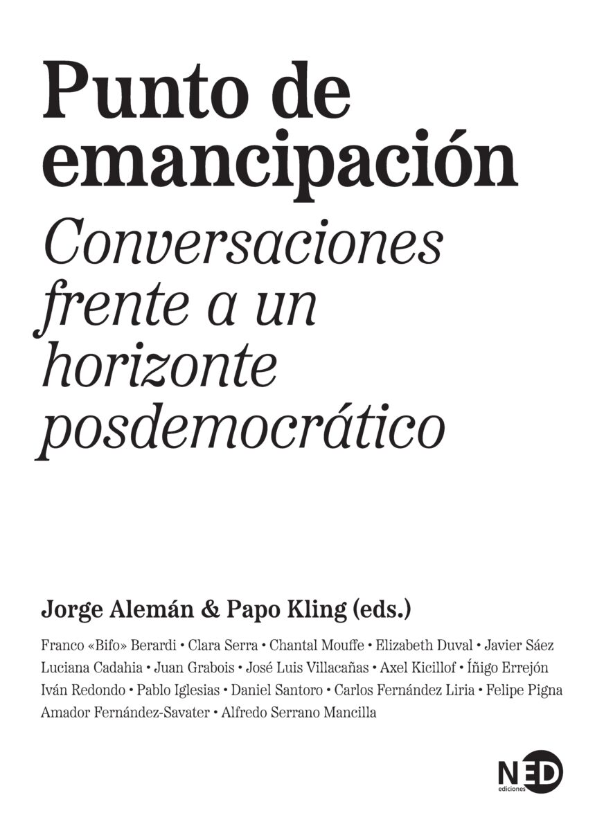 Cubierta del libro Punto de emancipación