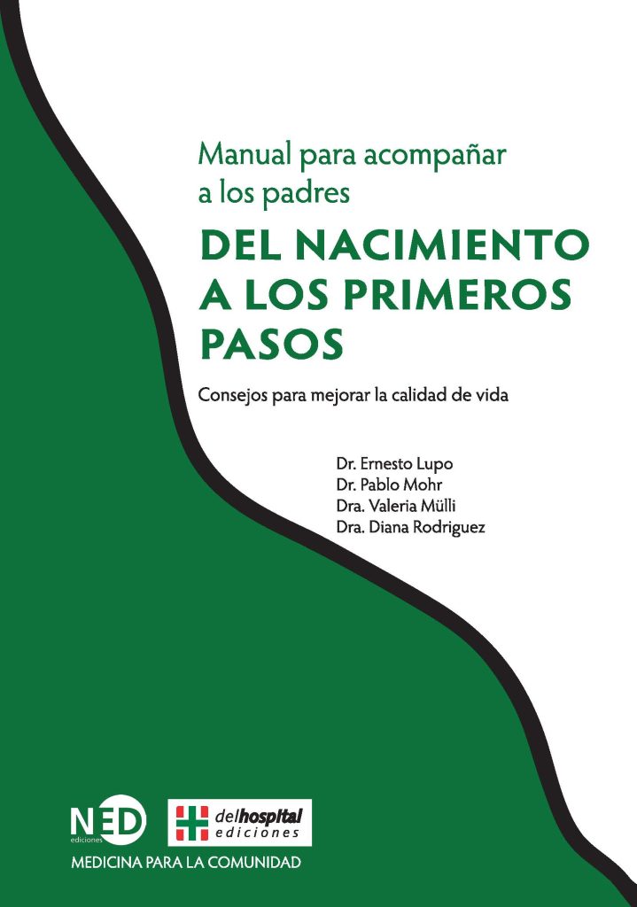 Cubierta del libro Manual para acompañar a los padres del nacimiento a los primeros pasos
