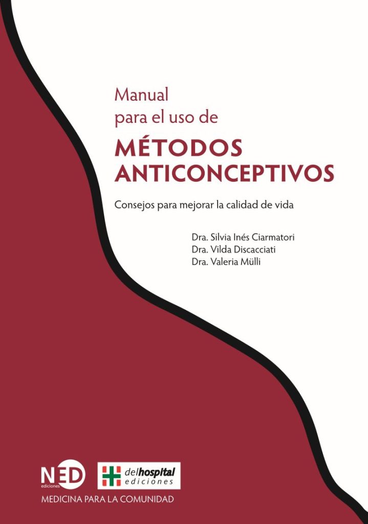 Cubierta del libro Manual para el uso de métodos anticonceptivos