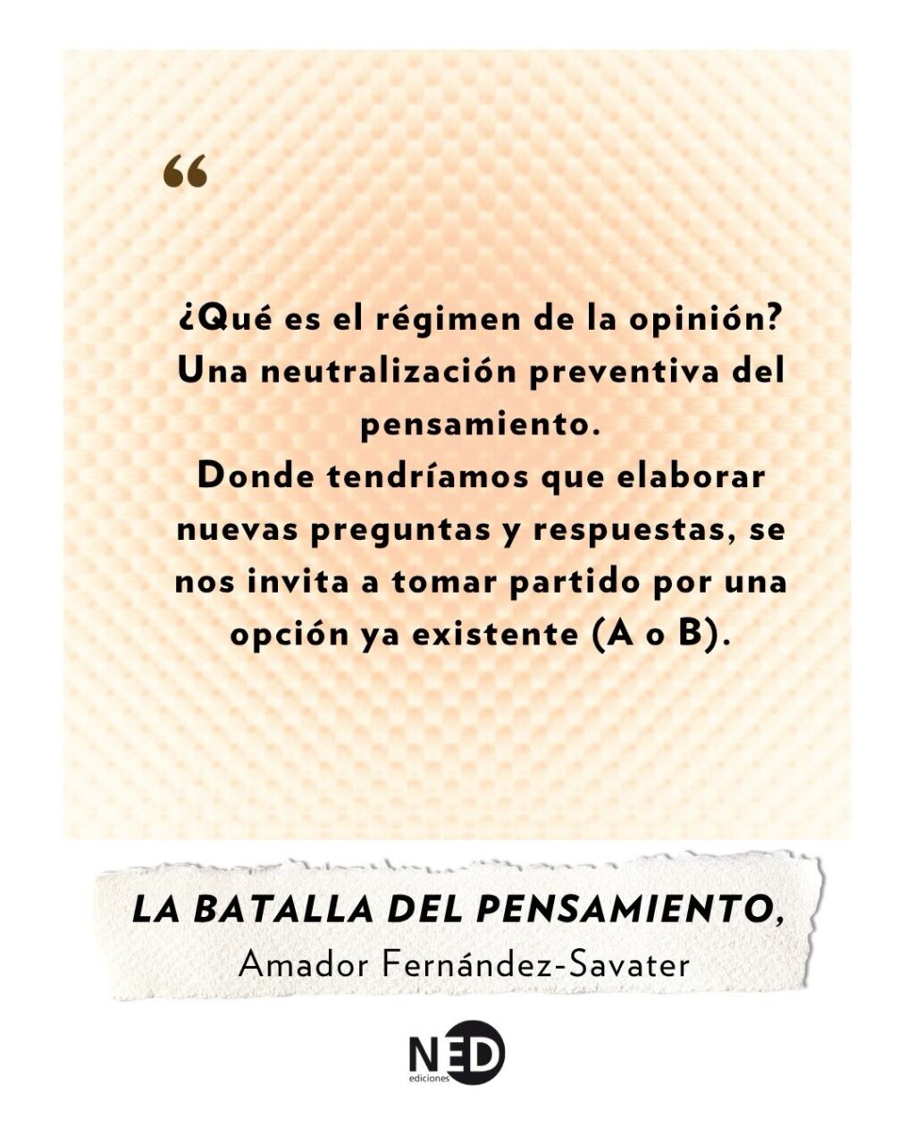 Instagram post from nedediciones. This post is in position 1.