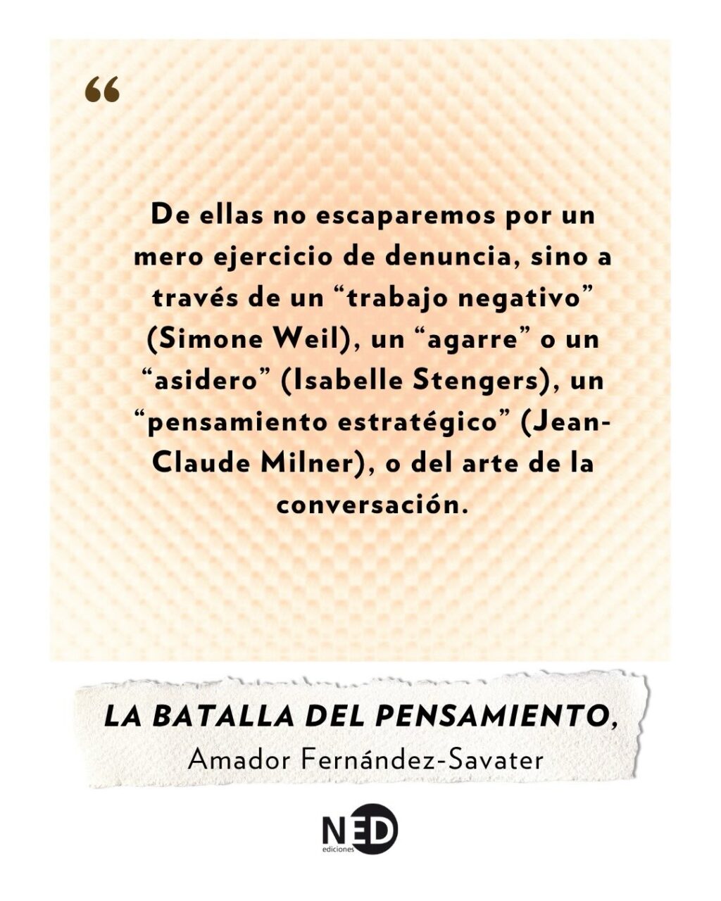 Instagram post from nedediciones. This post is in position 3.