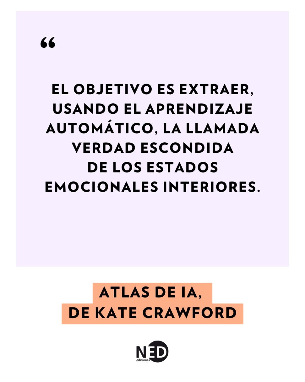 Instagram post from nedediciones. This post is in position 1.