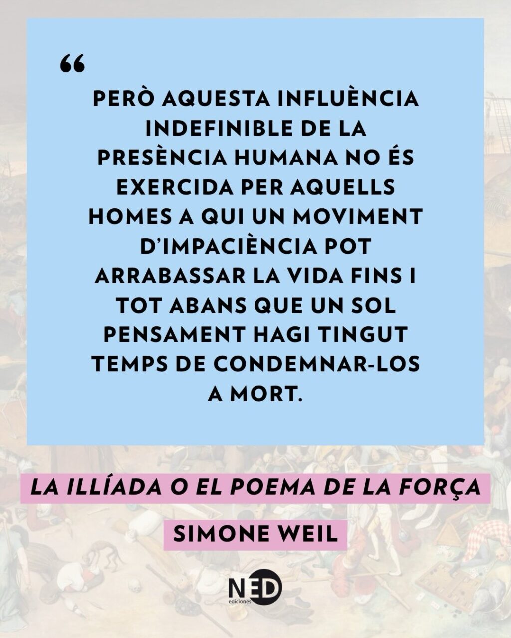 Instagram post from nedediciones. This post is in position 4.